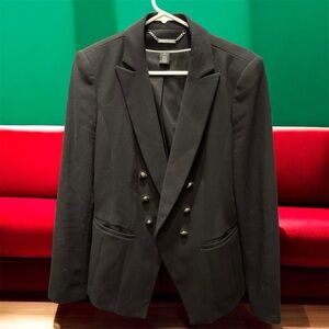 White House black market - Black Double-Breasted Blazer size 10